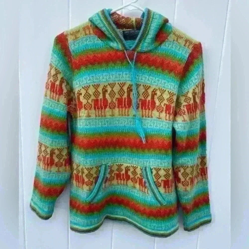 ARTE INKA-BERFASS Alpaca sweater SZ small - Picture 5 of 11